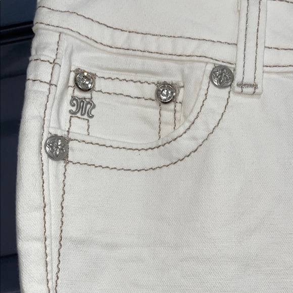 Miss Me Women's Classic White Skinny Jeans NWT Size 26 inseam 31.5 JP5082534 - Picture 9 of 14